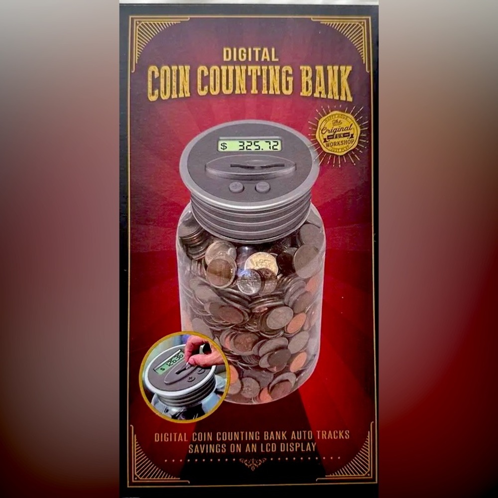 Digital Coin Counting Bank
